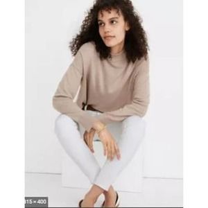 Madewell Ashbury Mockneck Sweater Size Medium New without tags
